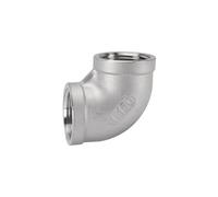 Gomito in acciaio inossidabile 304 DN15 1/8 "1/4" 3/8" 1/2" 3/4" 1" 2" BSPT maschio femmina per tubi e valvole raccordi per tubi e valvole (F-F, 2 ")