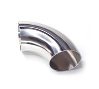 Gomito in acciaio inossidabile 304 Gomito ad angolo di 90 gradi Spessore 2 mm Tubo di collegamento del tubo di scarico saldato da 89 mm