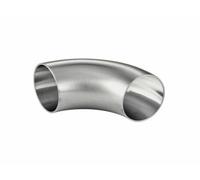 Gomito in acciaio inox 90°, diametro 51 mm, spessore 1,20 mm, qualità professionale