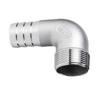 Gomito in acciaio inox, raccordo per tubi, 1 pz Gomito a 90 °, 20mm 25mm 32mm 38mm 40mm Portagomma X 3/4 "1" 1-1/2 "1-1/4" 2 "Maschio in Acciaio Inossidabile 304 Raccordo a Gomito a 90 Gradi(1" 25MM)