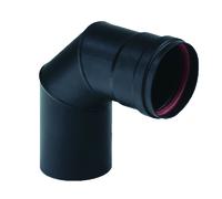 GOMITO IN ACCIAIO PESANTE SMALTATO PORCELLANATO PELLET AETERNUM 90 CM.10