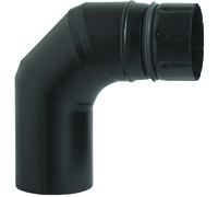 GOMITO IN ACCIAIO PESANTE SMALTATO PORCELLANATO PELLET ECO 90 CM. 8