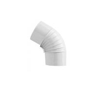 Gomito in alluminio 45° Ø 13 cm Bianco
