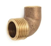 Gomito in bronzo MF 1/2 x12mm per tubo rame a saldare