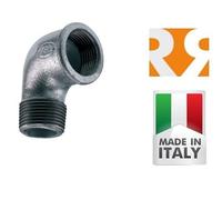 GOMITO IN GHISA ZINCATO MASCHIO-FEMMINA MF DA 3" RACCORDI IDRAULICI ZINCATI