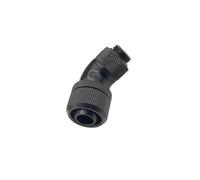 Gomito in metallo angolato da 45 gradi per Raffreddamento a liquido Tollerante alla pressione Filettatura a prova perdite 9, 5x12, 7mm / 9, 5x16mm Accessorio per tubi Connettore raffreddamento