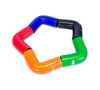 Gomito in silicone 90 gradi giunto tubo universale acqua aria intercooler cur...