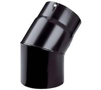 GOMITO LEGNA 45° PLUS NERO OPACO SAVE CM 12