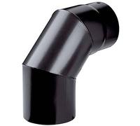 GOMITO LEGNA 90° PLUS NERO OPACO SAVE CM 13