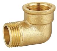 Gomito MF maschio femmina ottone giallo 1/2" - 3/4" - 1" - 1"1/4 - 1"1/2 - 2"