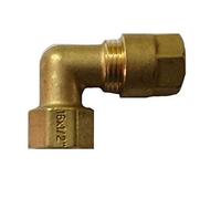 GOMITO MULTISTRATO GF ALUPEX FEMMINA 16X1/2 1/2X16 CURVA OTTONE