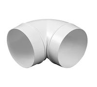Gomito per condutture a 90 gradi, 150 mm, tubo rotondo, curva, ventilazione, connettore adattatore KO150-23