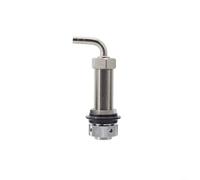 Gomito per gambo da birra in acciaio inox, compatibile con accessori standard per rubinetto, progettato per birre fatte in casa e bar (75 mm)