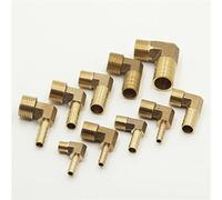 Gomito per raccordo portagomma in ottone 6mm 8mm 10mm 12mm 16mm A 1/4 1/8 1/2 3/8quot;?Adattatore per giunto connettore tipo PL con attacco filettato maschio BSP, attacco da 3/8", attacco da 12 mm
