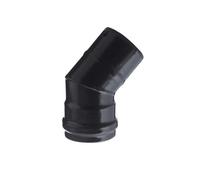 Gomito porcellanato 45° per stufa a pellet attacco MF Ø 10 cm senza guarnizione