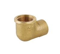 GOMITO RIDOTTO FF IN OTTONE GIALLO 1" x 1/2"