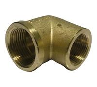 Gomito ridotto FF in ottone giallo 3/4" x 1/2