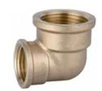 Gomito ridotto FF in ottone giallo IBP 1" x 3/4