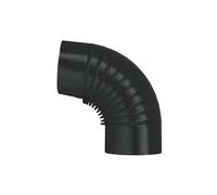 GOMITO SMALTATO ø CM 10 DA 90° NERO DF 701588