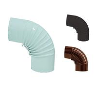 GOMITO SMALTATO ø CM 12 DA 90° BIANCO DF 701546