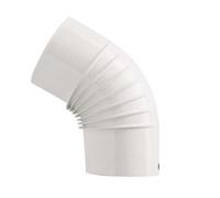 Gomito Smaltato 45 ° Classic Ee ? 150 mm Save Colore Bianco