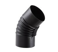 Gomito smaltato Ala aperto 45^ 13 nero OP [ALA]