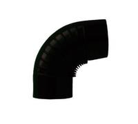 GOMITO SMALTATO DIAM.CM 12 X 90 GRADI NERO OPACO PER STUFA LEGNA - FERR 97079