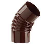 GOMITO SMALTATO PER STUFE ø 10 - 45° colore marrone