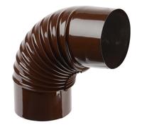 GOMITO SMALTATO PER STUFE ø 12 - 90° marrone