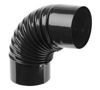 GOMITO SMALTATO PER STUFE ø 12 - 90° nero lucido