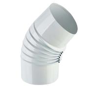 GOMITO SMALTATO PER STUFE ø 13 - 45° colore bianco