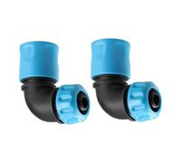Gomito Tubo 90 Gradi,Due Di Gomito Per Tubo Da Giardino Sigillato Antifughe | Resistenti All'usura Per Irrigazione Giardinaggio Lavaggio Innaffiamento