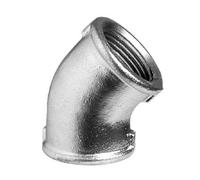 Gomito zincato 45° FF 1/2