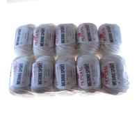 GOMITOLI 100% MERINO SUPERWASH BIANCO FERRI 3.5/4.5 500 g MONDIAL SPORT COL.100