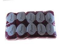 GOMITOLI 100% MERINO SUPERWASH ROSSO RUBINO FERRI 3/3.5 500 g PZ203