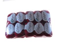 GOMITOLI 100% MERINO SUPERWASH ROSSO RUBINO FERRI 3/3.5 500 g PZ63