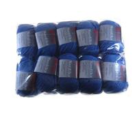 GOMITOLI LANA MERINO/ACRILICO BLUETTE FERRI 5.5/6.5 500g NORDIKA COL.999