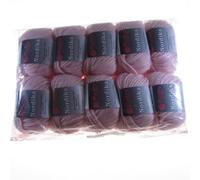 GOMITOLI LANA MERINO/ACRILICO ROSA BABY FERRI 5.5/6.5 500g NORDIKA COL.405