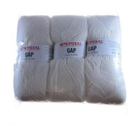 GOMITOLI MERINO/ALPACA/MICROFIBRA BIANCO FERRI 3/4 750g MOND-GAP COL.100