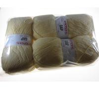 GOMITOLI MERINO/ALPACA/MICROFIBRA GIALLO CHIARO FERRI 3/4 750g LA20788