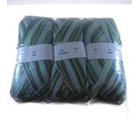 GOMITOLI MERINO/MICROFIBRA VARIEG VERDE/GRIGIO FERRI 3/4 750g MOND-GAP COL.8