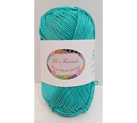 Gomitolo da 50 gr. "Furore" Fili e Fantasia 100% cotone gasato mercerizzato 125 mt. alta qualità (45 colori) (Verde 22)