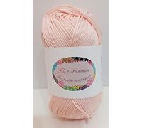 Gomitolo da 50 gr. "Furore" Fili e Fantasia 100% cotone gasato mercerizzato 125 mt. alta qualità (45 colori) (Rosa pastello 41)
