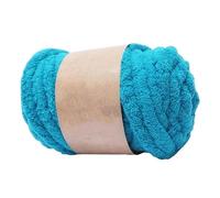 Gomitolo di filato grosso di ciniglia, 250 g, per coperte, coperte, cuscini (blu lago)