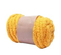 Gomitolo di filato grosso di ciniglia, 250 g, per coperte, copriletti e cuscini (arancione)