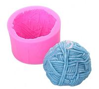 Gomitolo di filato Lana Candle Mold - Moldfun emisfero stampo in silicone per sapone, bomba da bagno, intonaco, pastello a cera, argilla