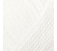 Gomitolo Lana acrilica 50 gr 100% acrilico ferri uncinetto filato gomitolo hobby creativi abbigliamento copertina (8224 Bianco)