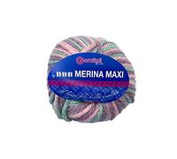 Gomitolo Misto Lana Multicolor 4 Capi Merina Maxi 100 Gr.