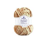 Gomitolo super happy chenille DMC 300 gr filato effetto velluto uncinetto peluche Certificato Oeko-Tex standard 100 vari colori (154)