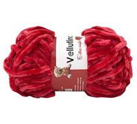 GOMITOLO VELLUTINO IN CINIGLIA 50GR/60MT PER CAPI DA NEONATI, AMIGRUMI E ACCESSORI (ROSSO 3635)
